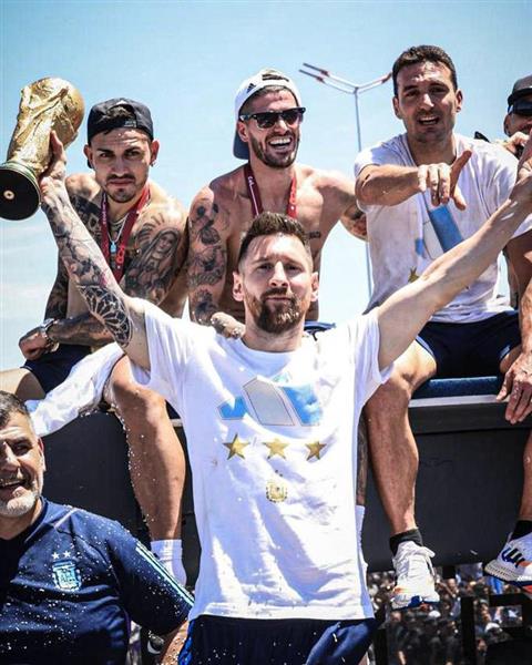 阿根廷庆祝夺冠