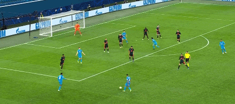 泽尼特1-1，克劳迪尼奥